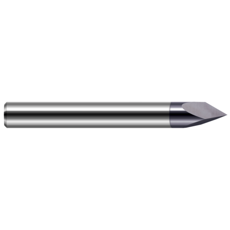 HARVEY TOOL Engraving Cutter - Pointed - Pyramid Point, 0.2500", Included Angle: 45 Degrees 834023-C3